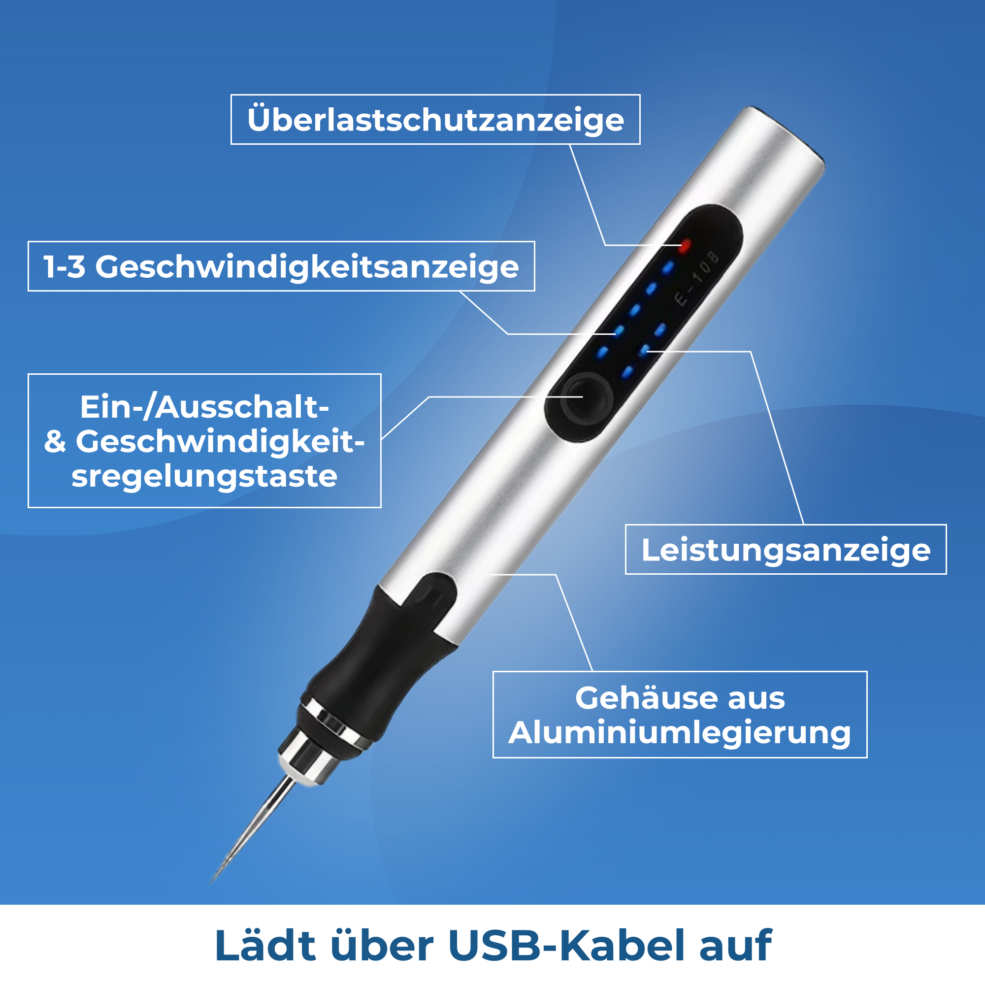 Gravur-Stift mit Schablonen – für besondere Momente