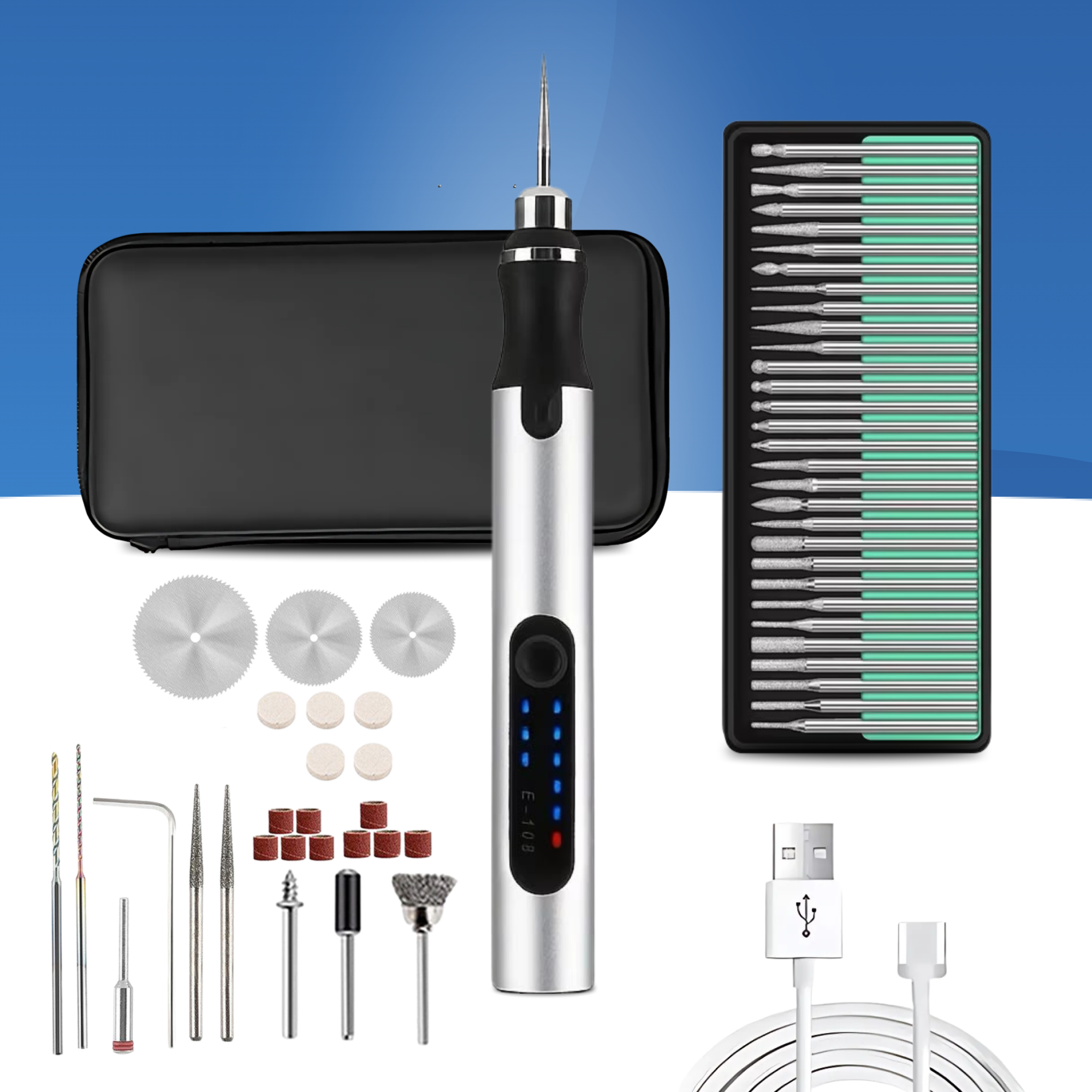 Gravur-Stift mit Schablonen – für besondere Momente